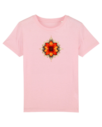 FLORAL GEOMETRIC 2 Cotton Pink