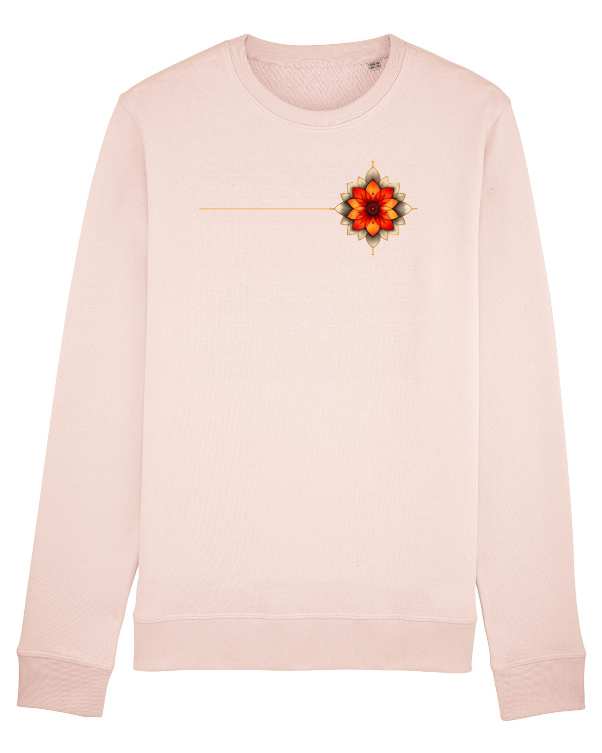 Bluză mânecă lungă Unisex Rise Candy Pink