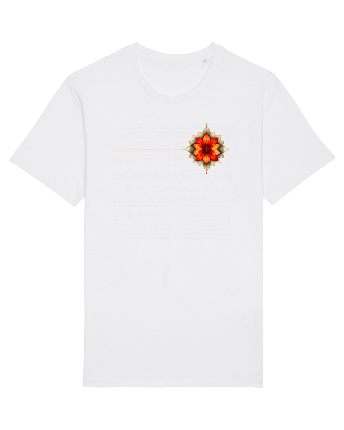 Tricou mânecă scurtă Unisex Rocker White