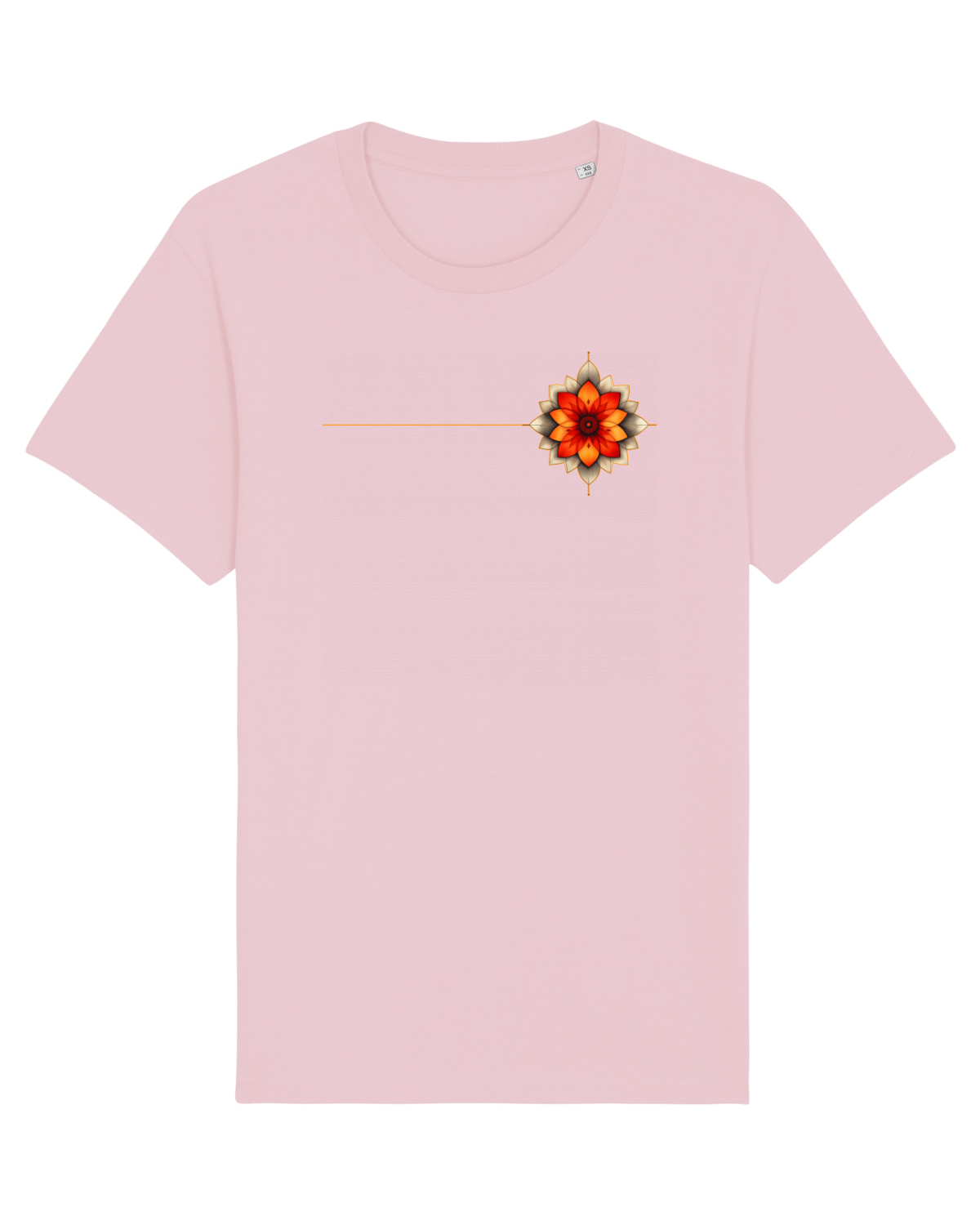 Tricou mânecă scurtă Unisex Rocker Cotton Pink