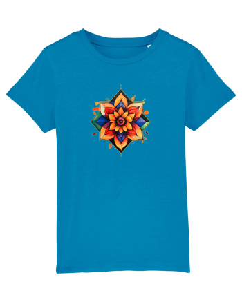 FLORAL GEOMETRIC 3 Azur