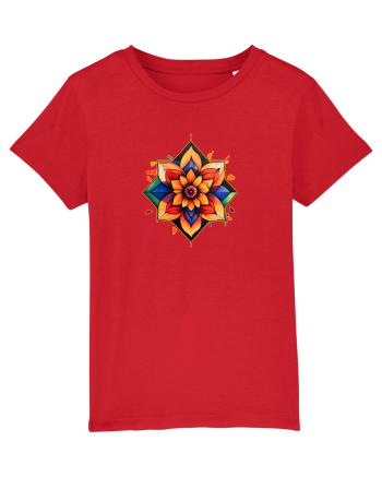 FLORAL GEOMETRIC 3 Red