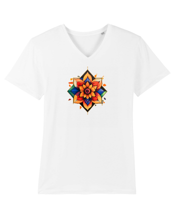 FLORAL GEOMETRIC 3 White