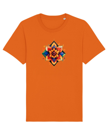 FLORAL GEOMETRIC 3 Bright Orange