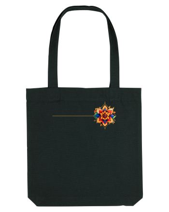 FLORAL GEOMETRIC 3b Black