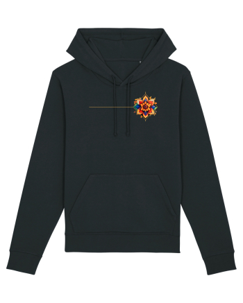 FLORAL GEOMETRIC 3b Black