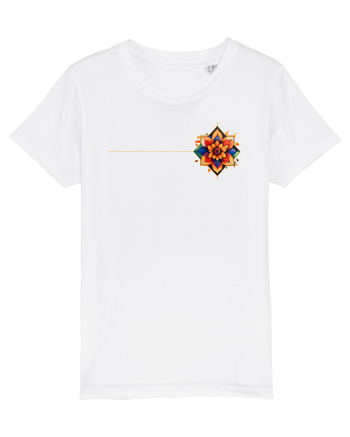 FLORAL GEOMETRIC 3b White