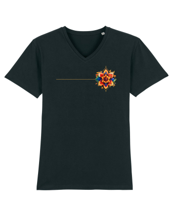 FLORAL GEOMETRIC 3b Black