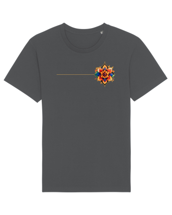 FLORAL GEOMETRIC 3b Anthracite