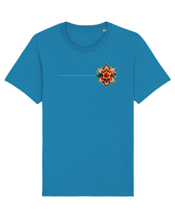 FLORAL GEOMETRIC 3b Azur