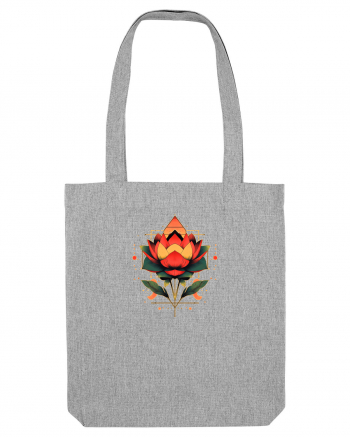 FLORAL GEOMETRIC 4 Heather Grey