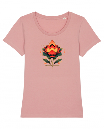 FLORAL GEOMETRIC 4 Canyon Pink