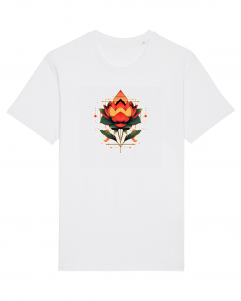 FLORAL GEOMETRIC 4 White