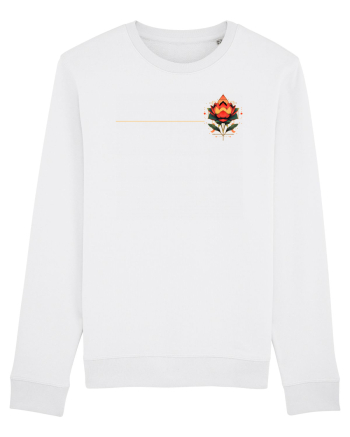 FLORAL GEOMETRIC 4b White