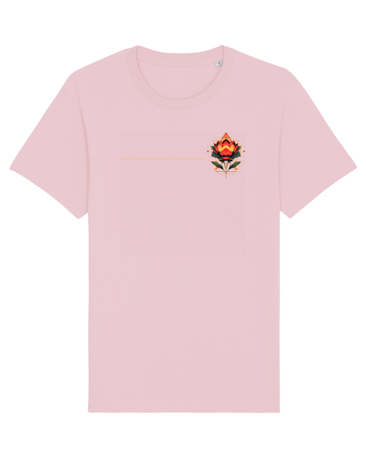 Tricou mânecă scurtă Unisex Rocker Cotton Pink