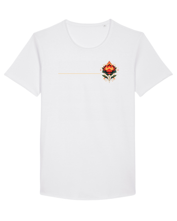FLORAL GEOMETRIC 4b White