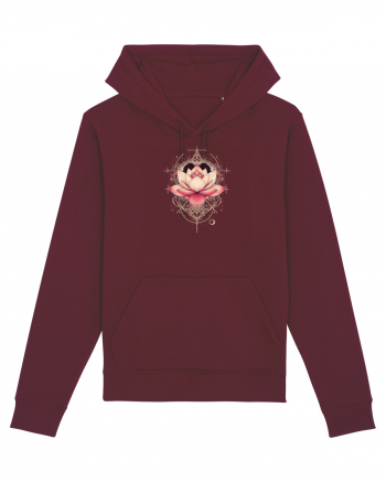 FLORAL GEOMETRIC 5 Burgundy