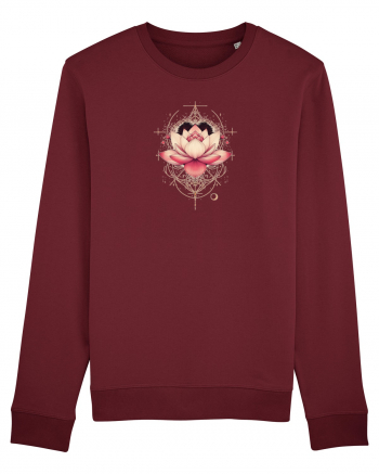 FLORAL GEOMETRIC 5 Burgundy