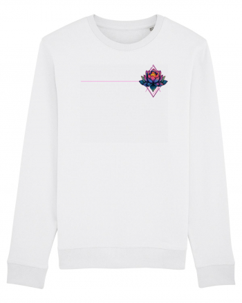 FLORAL GEOMETRIC 6b White