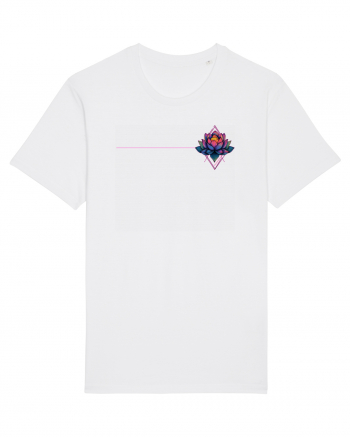 FLORAL GEOMETRIC 6b White