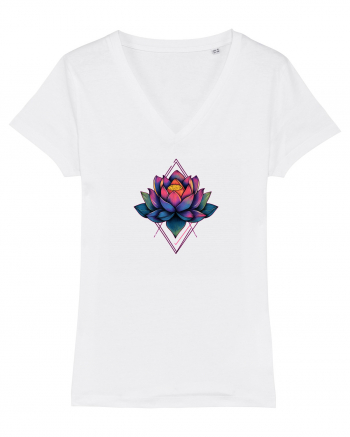 FLORAL GEOMETRIC 6 White