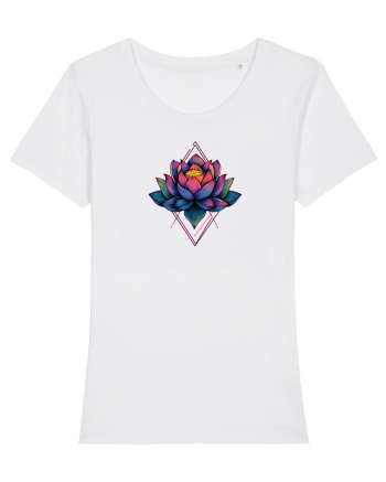 FLORAL GEOMETRIC 6 White