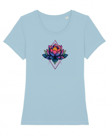 FLORAL GEOMETRIC 6 Sky Blue