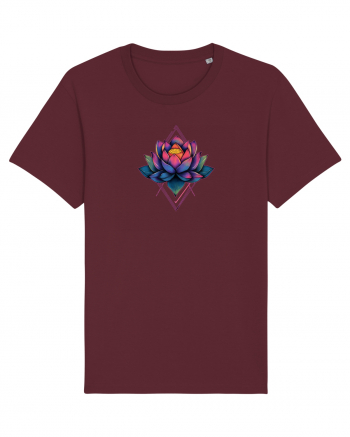 FLORAL GEOMETRIC 6 Burgundy