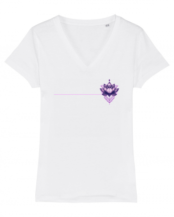 FLORAL GEOMETRIC 7b White
