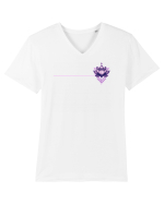 FLORAL GEOMETRIC 7b Tricou mânecă scurtă guler V Bărbat Presenter