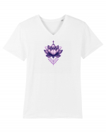 FLORAL GEOMETRIC 7 Tricou mânecă scurtă guler V Bărbat Presenter