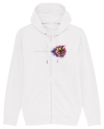 FLORAL GEOMETRIC 8b Hanorac cu fermoar Unisex Connector