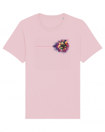 FLORAL GEOMETRIC 8b Cotton Pink