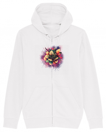 FLORAL GEOMETRIC 8 White