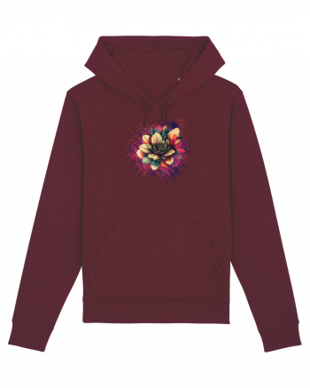 FLORAL GEOMETRIC 8 Burgundy