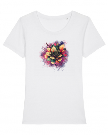 FLORAL GEOMETRIC 8 White