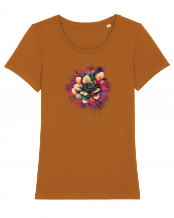 FLORAL GEOMETRIC 8 Roasted Orange