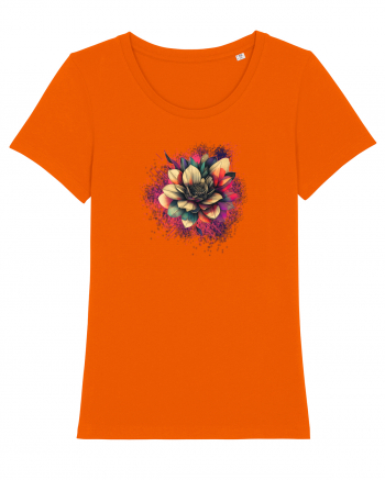 FLORAL GEOMETRIC 8 Bright Orange