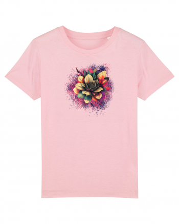 FLORAL GEOMETRIC 8 Cotton Pink