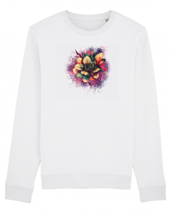 FLORAL GEOMETRIC 8 White