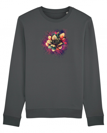 FLORAL GEOMETRIC 8 Anthracite