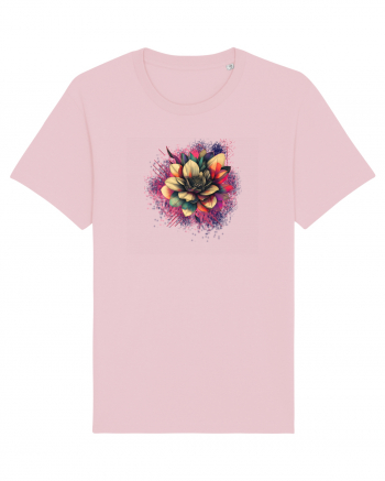 FLORAL GEOMETRIC 8 Cotton Pink