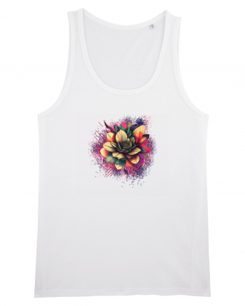 FLORAL GEOMETRIC 8 White