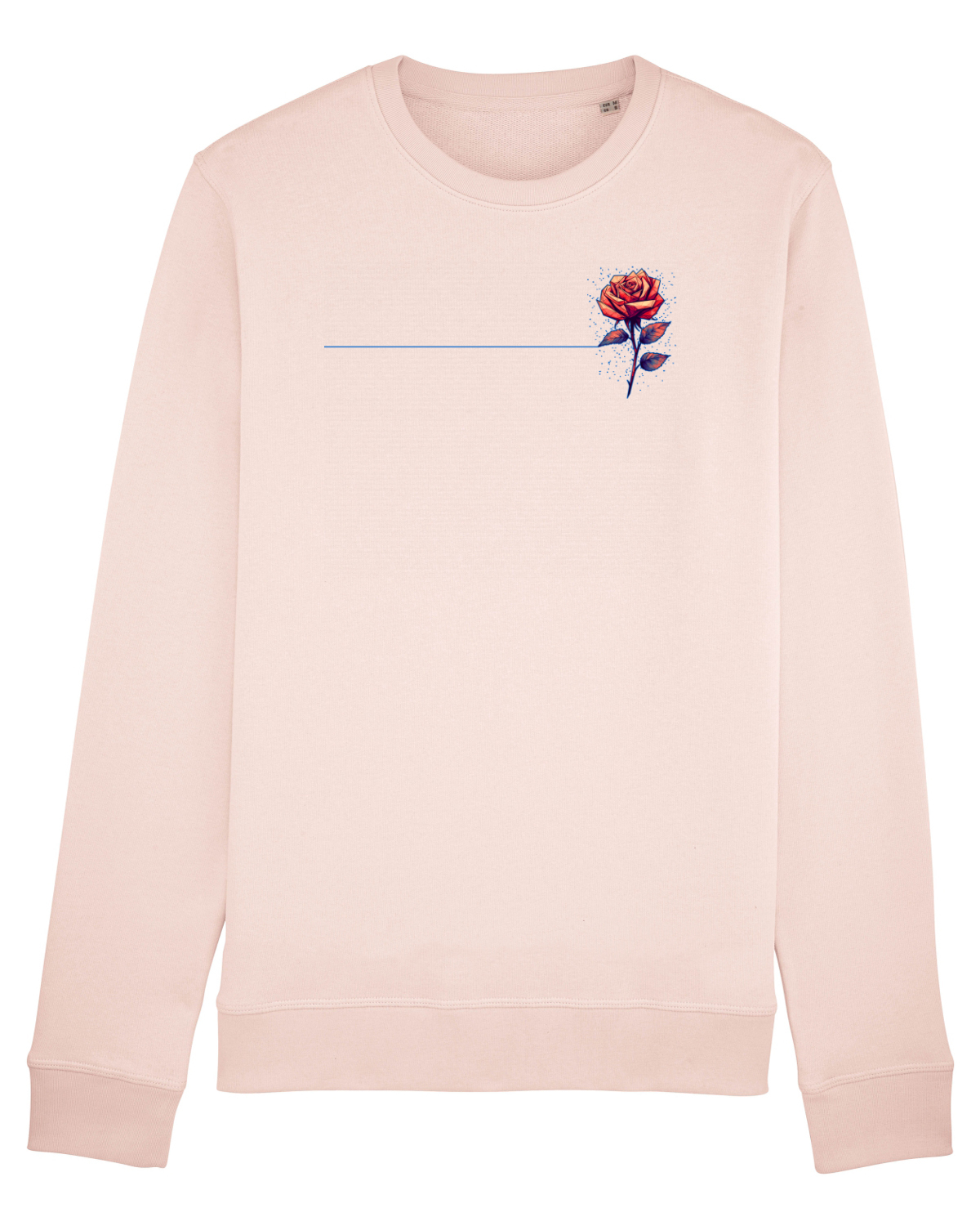 Bluză mânecă lungă Unisex Rise Candy Pink