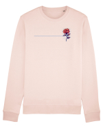 FLORAL GEOMETRIC TRANDAFIR / ROSE b Bluză mânecă lungă Unisex Rise