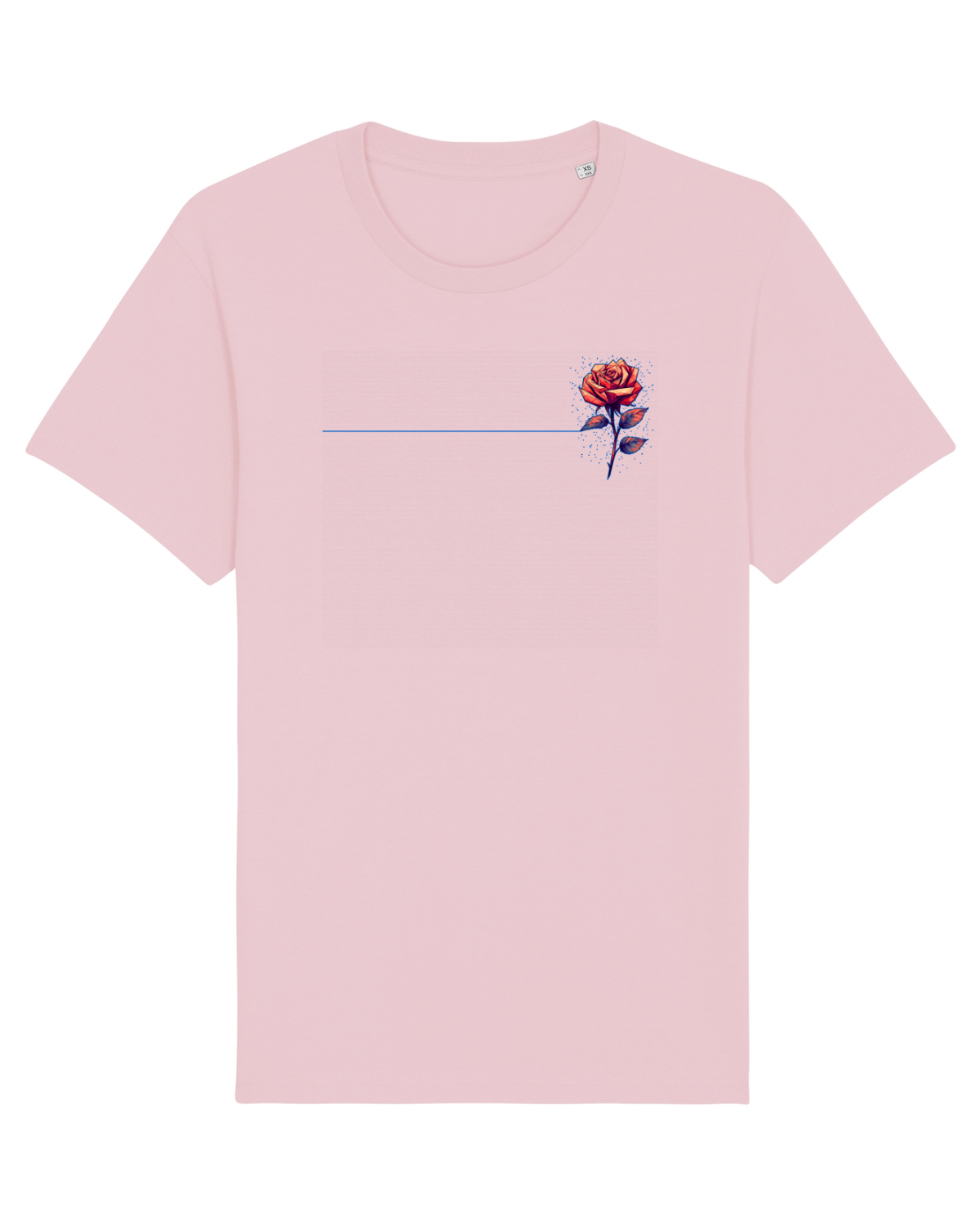 Tricou mânecă scurtă Unisex Rocker Cotton Pink