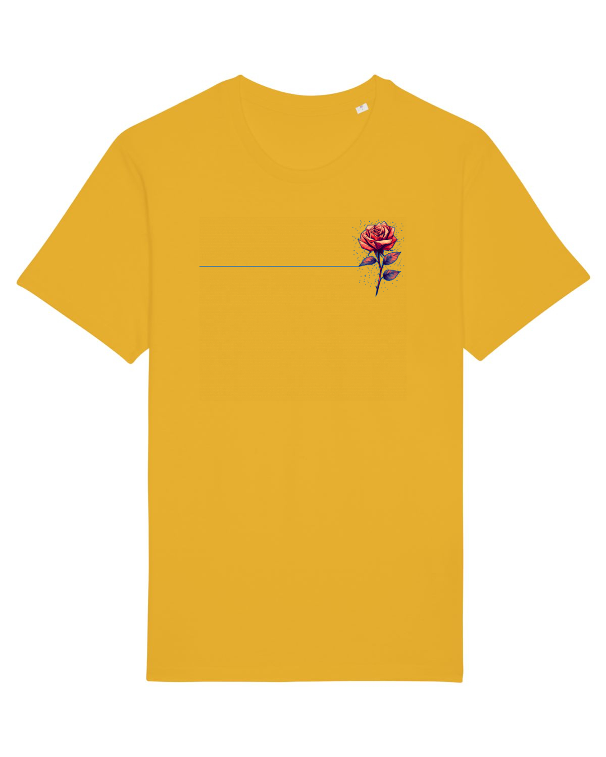 Tricou mânecă scurtă Unisex Rocker Spectra Yellow