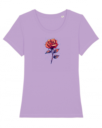 FLORAL GEOMETRIC TRANDAFIR / ROSE  Lavender Dawn