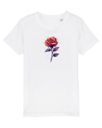 FLORAL GEOMETRIC TRANDAFIR / ROSE  Tricou mânecă scurtă  Copii Mini Creator