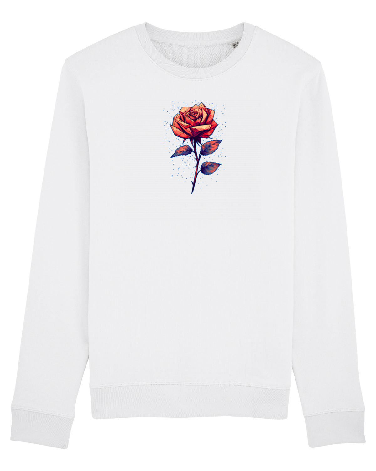 Bluză mânecă lungă Unisex Rise White